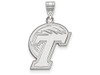 LogoArt SS002TUL Sterling Silver LogoArt Tulane University Large Pendant