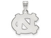 LogoArt SS002UNC North Carolina Small (1/2 Inch) Pendant (Sterling Silver)