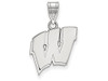 LogoArt SS003UWI Wisconsin Medium (5/8 Inch) Pendant (Sterling Silver)