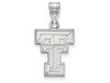 LogoArt SS003TXT Sterling Silver LogoArt Texas Tech University Medium Pendant