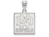 LogoArt SS003UNOD Sterling Silver LogoArt University of North Dakota Medium Pendant