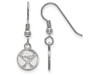 LogoArt SS005SAB Buffalo Sabres Extra Small (3/8 Inch) Dangle Earrings Wire (Sterling Silver)