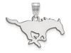 LogoArt SS003SMU Sterling Silver LogoArt Southern Methodist University Medium Pendant