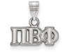 Sororities SS002PBP Sterling Silver LogoArt Pi Beta Phi Small Pendant