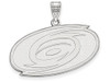 LogoArt SS002HUR Carolina Hurricanes Large (3/4 Inch) Pendant (Sterling Silver)
