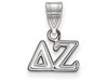 Sororities SS002DZ Sterling Silver LogoArt Delta Zeta Small Pendant