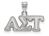 Sororities SS002ALS Sterling Silver LogoArt Alpha Sigma Tau Small Pendant