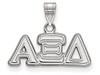 Sororities SS002AXD Sterling Silver LogoArt Alpha Xi Delta Small Pendant