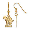 LogoArt GP037DZ Sterling Silver w/GP LogoArt Delta Zeta Medium Da