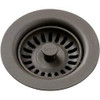 Elkay LKQS35CN  Polymer Drain Fitting with Removable Basket Strainer and Rubber Stopper