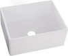 Elkay Fireclay 25"" X 19"" X 10-1/8"" Single Bowl Undermount Kitchen Sink White Elkay SWUF2520WH