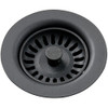 Elkay LKQS35CH  Polymer Drain Fitting with Removable Basket Strainer and Rubber Stopper