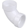 "Nibco" 48078 8" H x H, PVC DWV 90 Deg Elbow
