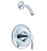 Danze Antioch 1H Shower Only Trim Kit Less Showerhead Brushed Nickel Danze D510522LSBNT