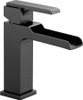 Delta 568LFBLLPU Faucet Ara single Handle Channel Bathroom Faucet - Less Pop up, Matte Black