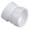 "Nibco" 48084 NIBCO 4808 Series PVC DWV Pipe Fitting, 22.5 Degree Elbow, 4" Hub
