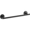 Delta 75912BL 75912 Trinsic 12" Wall Mounted Towel Bar, Matte Black