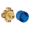 Grohe 29902000  Concetto 1/2 In. 3-Way Pressure Balance Rough Valve,,, Brass