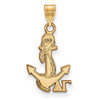 LogoArt GP035DG Sterling Silver w/GP LogoArt Delta Gamma Small Pe