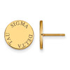 LogoArt GP020SDT Sterling Silver w/GP LogoArt Sigma Delta Tau Enam