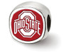 LogoArt SS501OSU Sterling Silver the Ohio State University "ohio State" On Block "o" Athletic Mark Bead Charm
