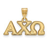LogoArt GP003ACO Sterling Silver w/GP LogoArt Alpha Chi Omega Medi