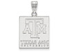 LogoArt SS067TAM Sterling Silver LogoArt Texas A&M University Large Pendant