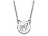 LogoArt SS044DPH-18 Delta Phi Epsilon Extra Small Enameled Pendant w/Chain 18 Inch Chain