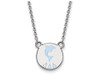 LogoArt SS044DDD-18 Delta Delta Delta Extra Small Enameled Pendant w/Chain 18 Inch Chain