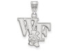 LogoArt SS043WFU Sterling Silver LogoArt Wake Forest University Medium Pendant