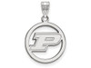 LogoArt SS028PU Purdue Small (1/2 Inch) Pendant in Circle (Sterling Silver).