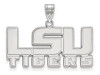 LogoArt SS043LSU Sterling Silver LogoArt Louisiana State University Medium Pendant