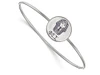 LogoArt SS048PSS-7 Sterling Silver LogoArt Phi Sigma Sigma Enameled Slip-on Bangle