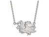 LogoArt SS055USO-18 South Carolina Large (3/4 Inch) Pendant w/ Necklace (Sterling Silver).