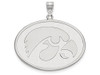 LogoArt SS047UIA Sterling Silver LogoArt University of Iowa XL Pendant