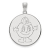 LogoArt SS046SYU Syracuse Extra Large (1 Inch) Disc Pendant (Sterling Sliver).