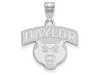 LogoArt SS024BU Sterling Silver LogoArt Baylor University Medium Pendant