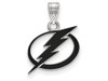 LogoArt SS028LIG Tampa Bay Ligtning Small (1/2 Inch) Enamel Pendant (Sterling Silver).