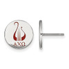 Sororities SS047ACO Sterling Silver LogoArt Alpha Chi Omega Enameled 