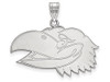 LogoArt SS042UKS Sterling Silver LogoArt University of Kansas Large Pendant