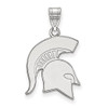 LogoArt SS046MIS Sterling Silver LogoArt Michigan State University Large Pendant