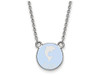 LogoArt SS042DDD-18 Delta Delta Delta Extra Small Enameled Pendant w/Chain 18 Inch Chain