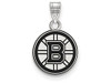 LogoArt SS028BRI Boston Bruins Small (1/2 Inch) Enamel Pendant (Sterling Silver).