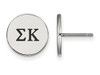 Sororities SS033SKP Sterling Silver LogoArt Sigma Kappa Enameled Post Earringss