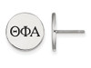 Sororities SS033TPA Sterling Silver LogoArt Theta Phi Alpha Enameled Post Earringss