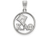LogoArt SS041KAT Sterling Silver Kappa Alpha Theta Small Circle Pendant w/Chain