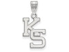 LogoArt SS045KSU Kansas State Medium (5/8 Inch) Pendant (Sterling Silver)