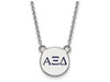LogoArt SS027AXD-18 Alpha Xi Delta Extra Small Enameled Pendant w/Chain 18 Inch Chain.