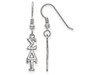 Sororities SS026SDT Sterling Silver LogoArt Sigma Delta Tau Small Dangle Earringss