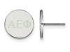 Sororities SS032AEP Sterling Silver LogoArt Alpha Epsilon Phi Enameled Post Earringss
